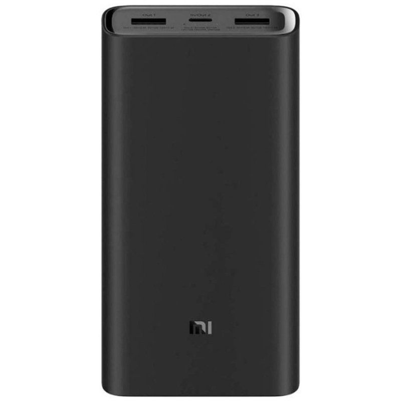Powerbank 20000mAh Xiaomi Mi 50W Powerbank Compatible con Portátiles según especificaciones Negra