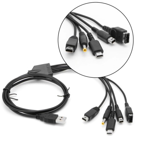 Cable USB Carga Multiconsola