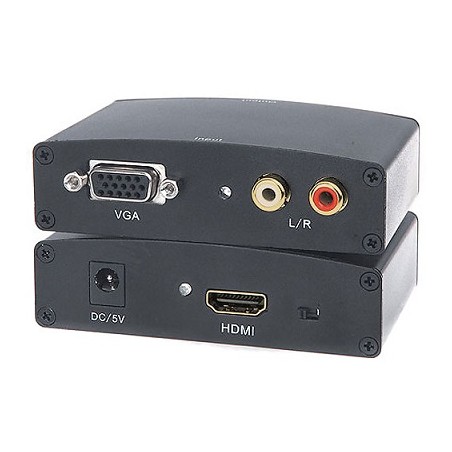 Adaptador VGA a HDMI Compatible 1080p