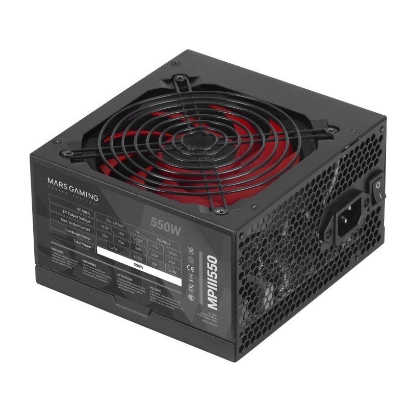 Fuente Alimentacion Mars Gaming MPIII550 - 550W 