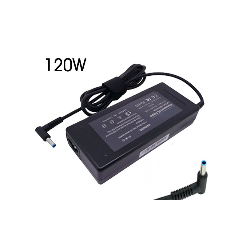 Cargador Portatil Compatible HP 19,5V 6,15A 4,5x3,0mm 120W