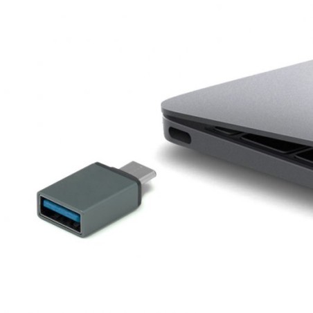 Adaptador USB 3.2 GEN2 Aisens A108-0678/ USB Tipo-C Hembra - USB Macho