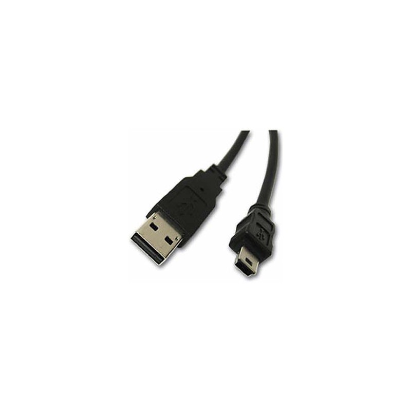 Cable USB a Mini USB 1m Doble Alimentacion