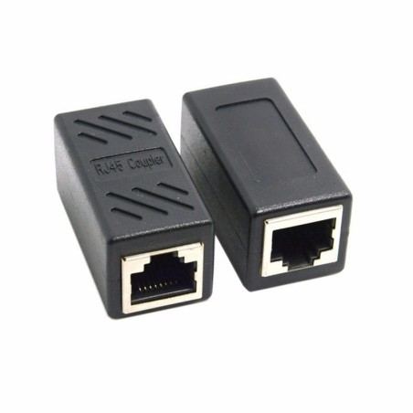 Adaptador RJ45 a RJ45 Empalme de Red Cat6