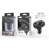 Transmisor Reproductor Coche Bluetooth y USB A6139  USB con 3,4A Max