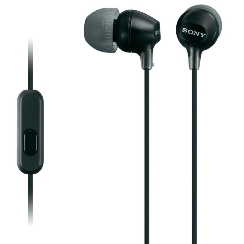 Auricular Sony Intraural MDR-EX15AP Negro