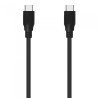 Cable USB Tipo C a Tipo C 5A, 1M Negro