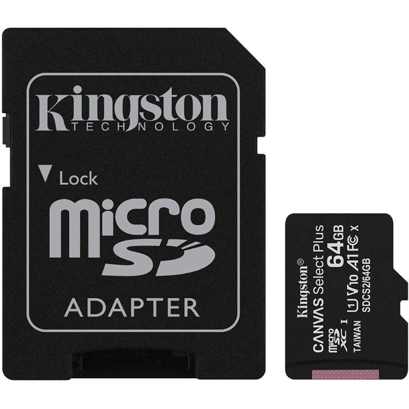 Micro SDHC Kingston 64Gb 100Mb/s
