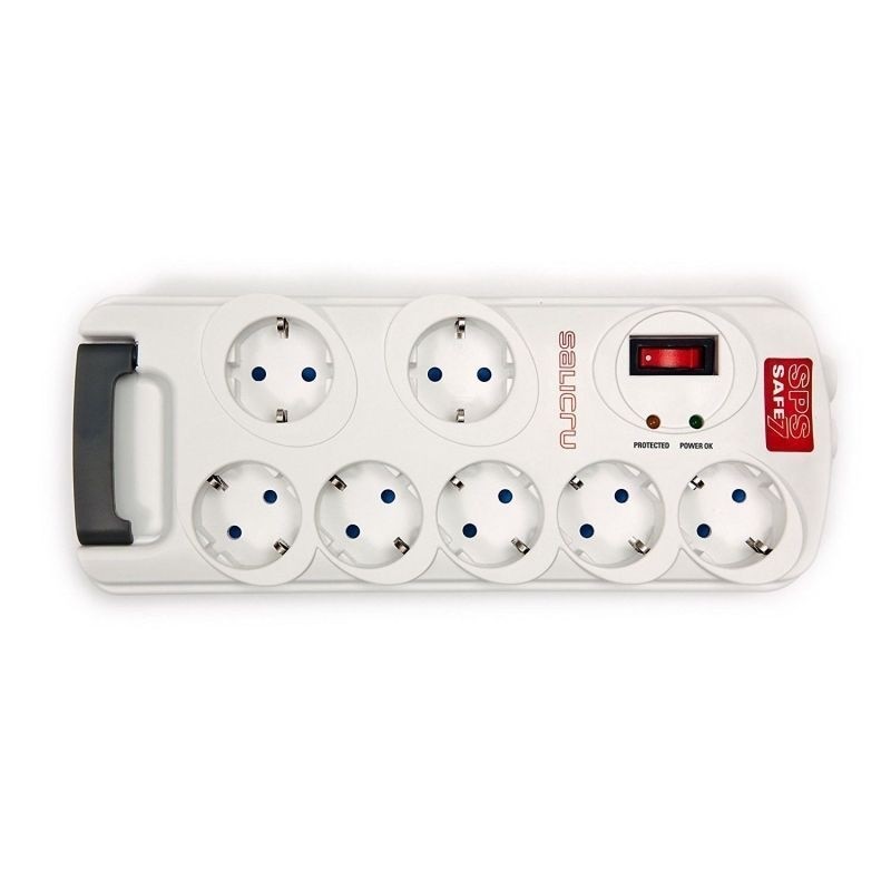 Regleta Salicru SPS SAFE 7 con Proteccion 7 Tomas