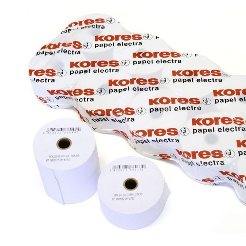 Papel Termico 8 Rollos Kores 66658600 80x60x12
