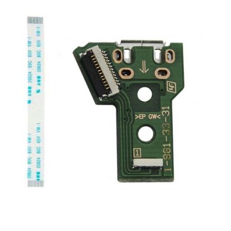 Placa carga + conector USB Mando Dualshock 4 PS4 JDS-040/ 050/ 055