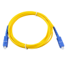 Cable fibra optica SC-APC monomodo Amarillo 3 metros
