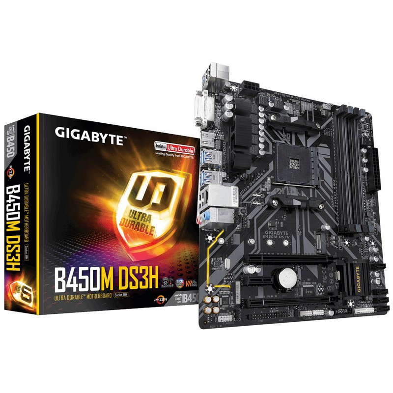 Placa Base AM4 Gigabyte B450M DS3H V2