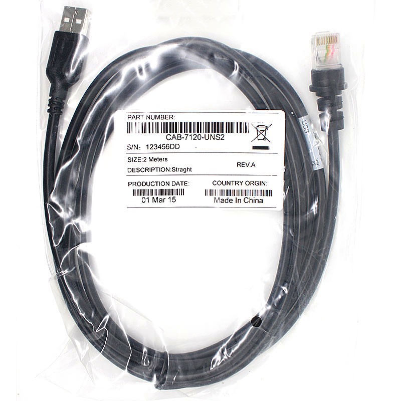 Cable Usb Lector de Codigos de Barras Symbol CAB-2208-UNS2