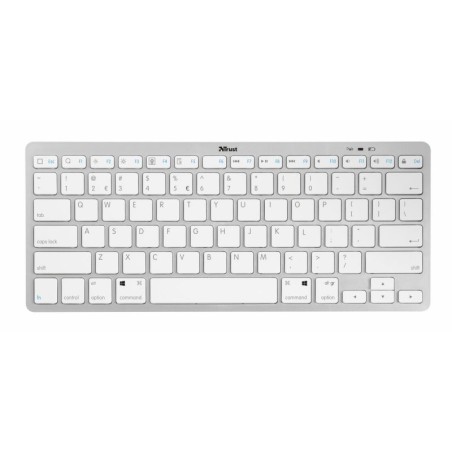 Teclado Bluetooth Trust Nado Blanco