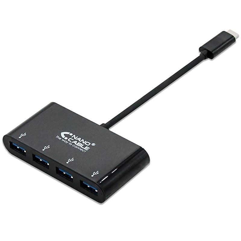Adaptador USB-C a 4 USB 3.0