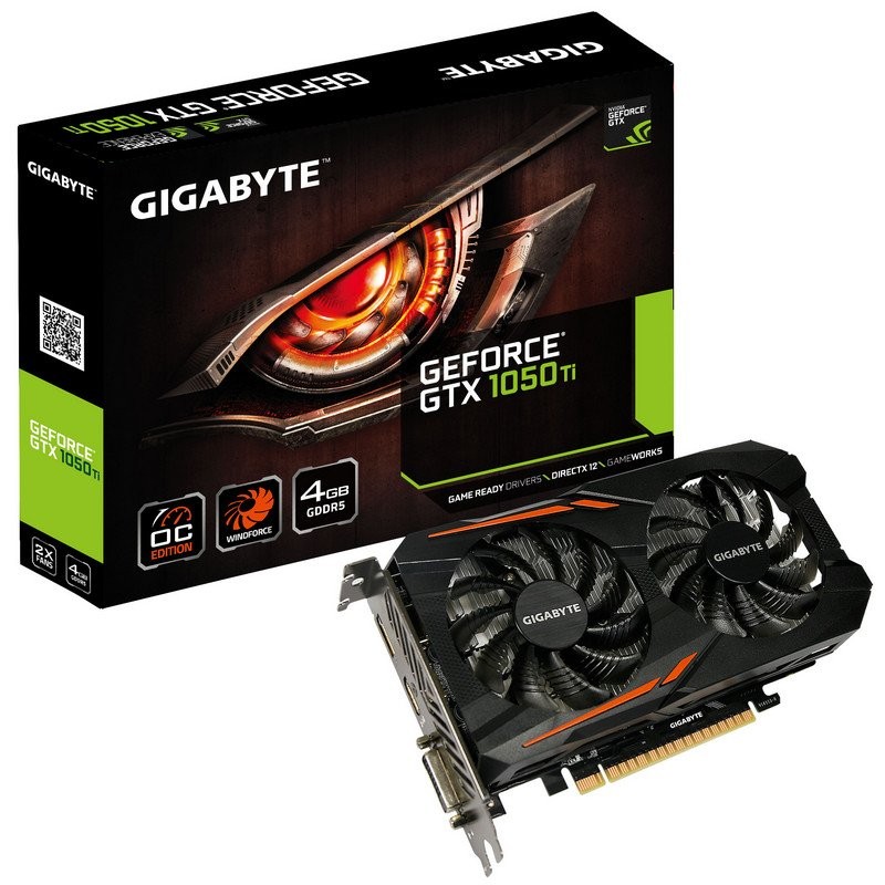 Gigabyte GeForce GTX 1050Ti D5 4GB