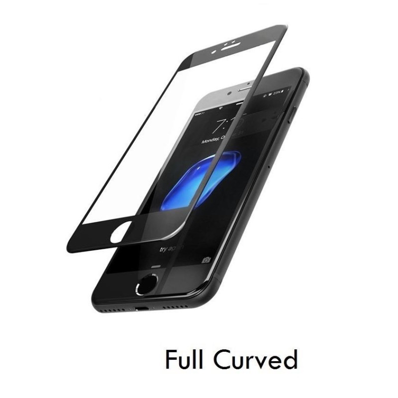 Cristal Templado Iphone 7 8 Full Glue Negro