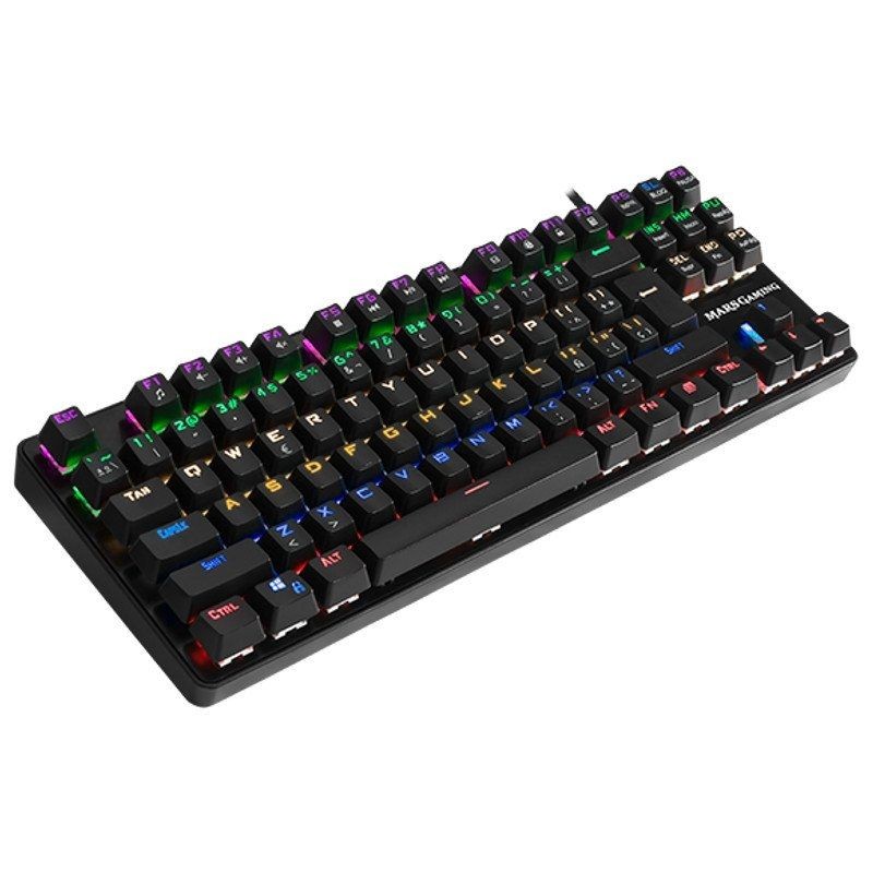 Teclado Mini Mars Gaming MKXTKLRES Mecanico Outemu Sq Rojo RGB