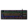 Teclado Mini Mars Gaming MKXTKLRES Mecanico Outemu Sq Rojo RGB