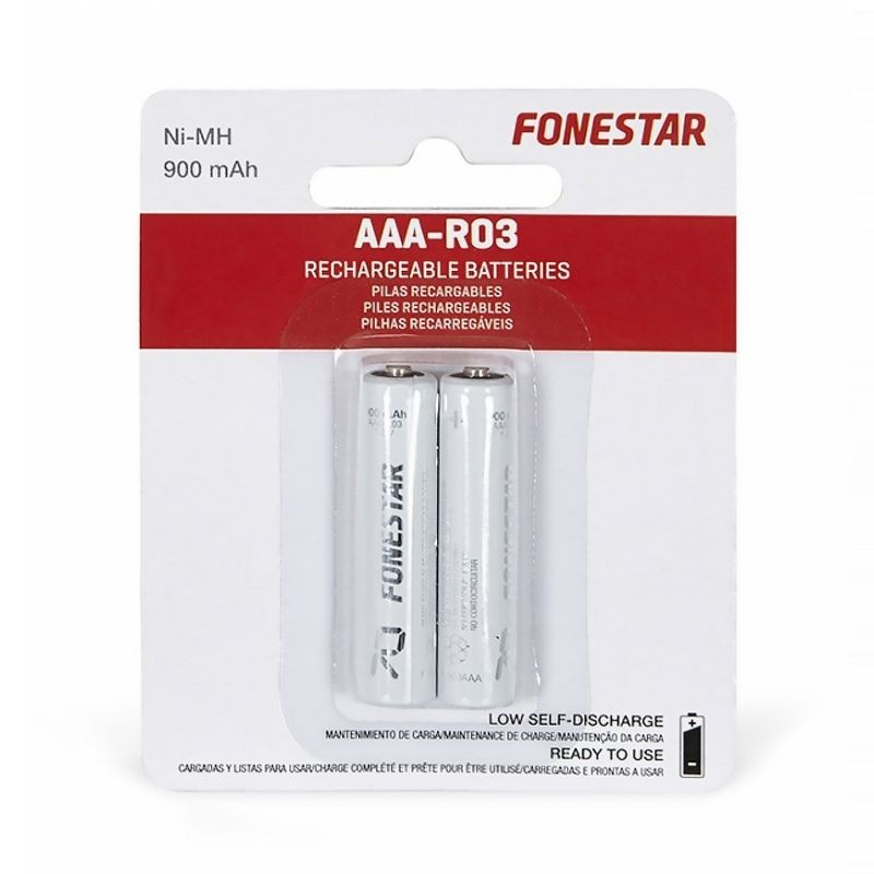 Pila Recargable Fonestar 900mah AAA 1,2V