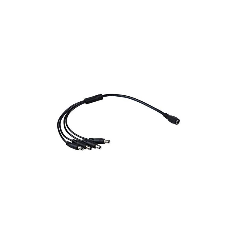 Cable Splitter 1 H 5 M Alimentaciones para CCTV 2,1mm x 5,5mm 