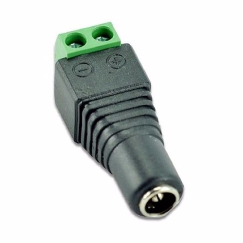 Conector Alimentacion Macho 12v Video Vigilancia Cctv 2,1mm x 5,5mm 