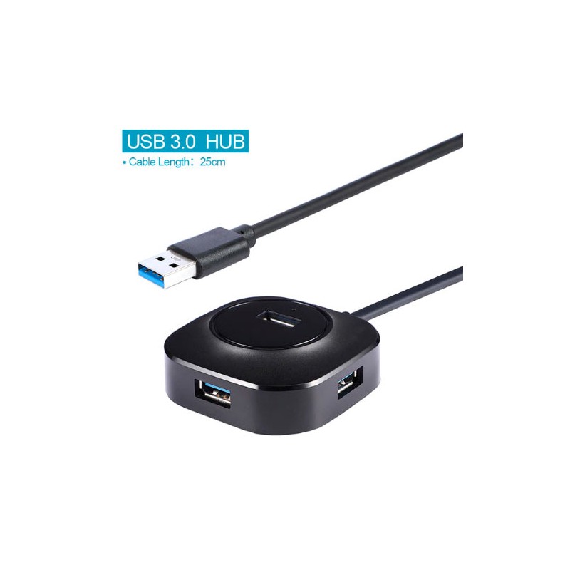 Hub USB 3.0 Vention CHABB/ 4xUSB/ 15cm