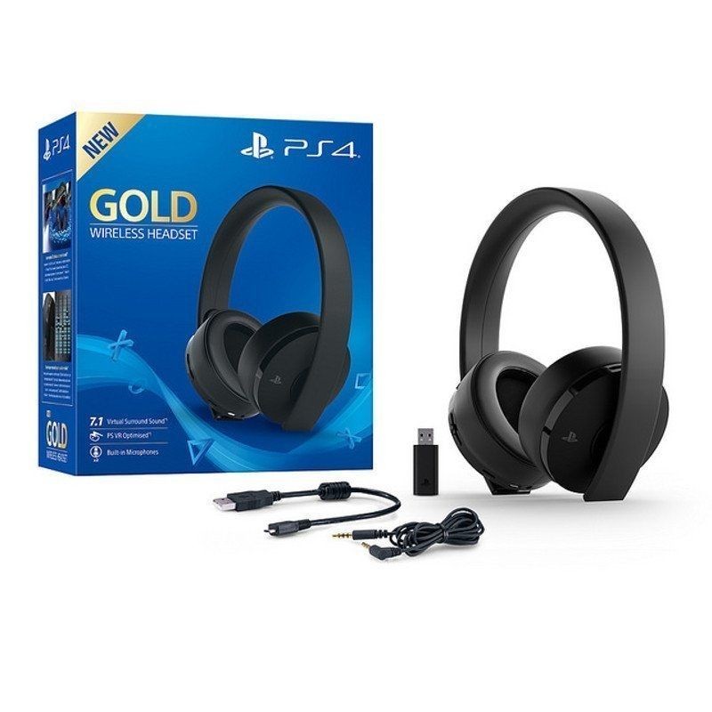 Auriculares Inalámbricos Sony Gold Compatible Ps4