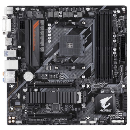 Placa Base AM4 Gigabyte B450 AORUS M (Reacondicionado)