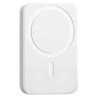 Power Bank Magnético Inalámbrico 2 En 1 22.5w 6500mah Blanco