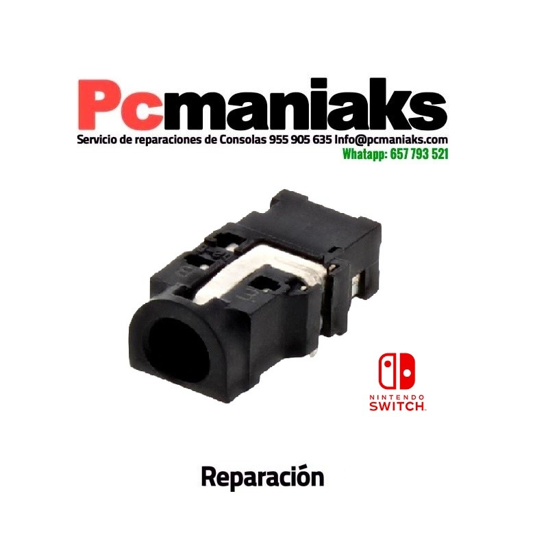 Reparacion Cambio de Conector de Auriculares Nintendo Switch / Switch Lite