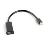 Adaptador Mini Displayport a HDMI 4k negro