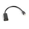 Adaptador Mini Displayport a HDMI 4k negro