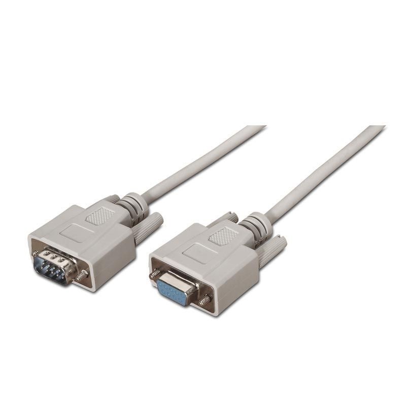 Cable Serie Null Modem Nanocable Conectores Db9 Macho Db9 Hembra 31,8m Beige