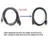 Cable Usb Lector de Codigos de Barras Ps2 Honeywell Metrologic MS7120 MS5145 MS9590 MS9540 MS9520 MS