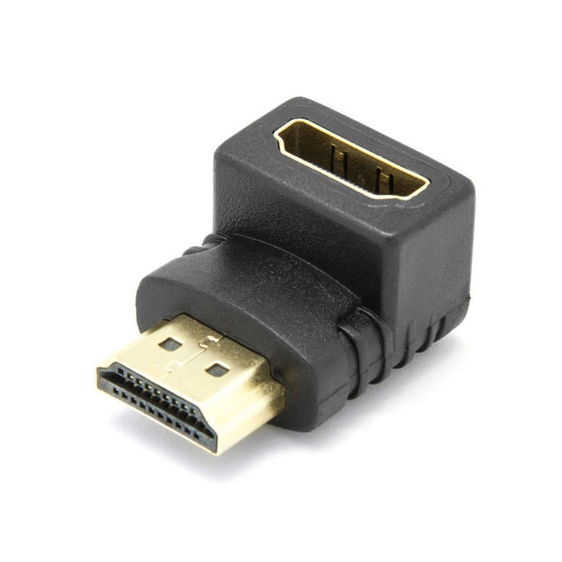 Adaptador HDMI Macho/Hembra Acodado
