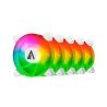 Ventilador 120X120 5KIT Abysm Arclight 12CM ARGB