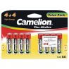 Pila Alcaline Camelion LR6 AA 8U.