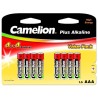 Pila Alcaline Camelion LR3 AAA 8U.