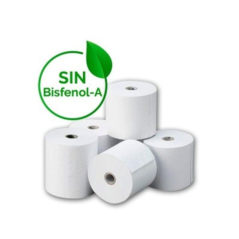 Papel Termico 8 Rollos 80x60 Libres De Bisfenol 