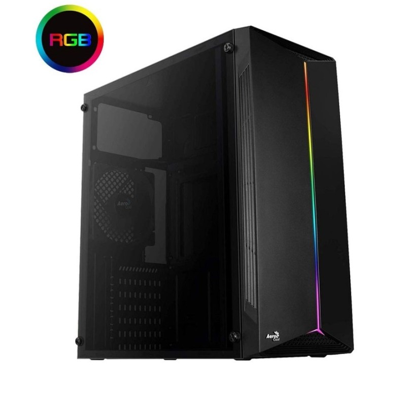Caja AeroCool SPLITABK RGB Negra
