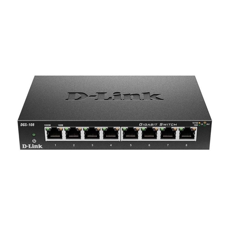 Switch 8-Port D-Link Gigabit DGS-108