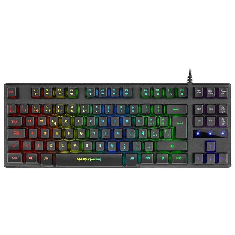 Teclado Mini Mars Gaming MKTKLES RED RGB
