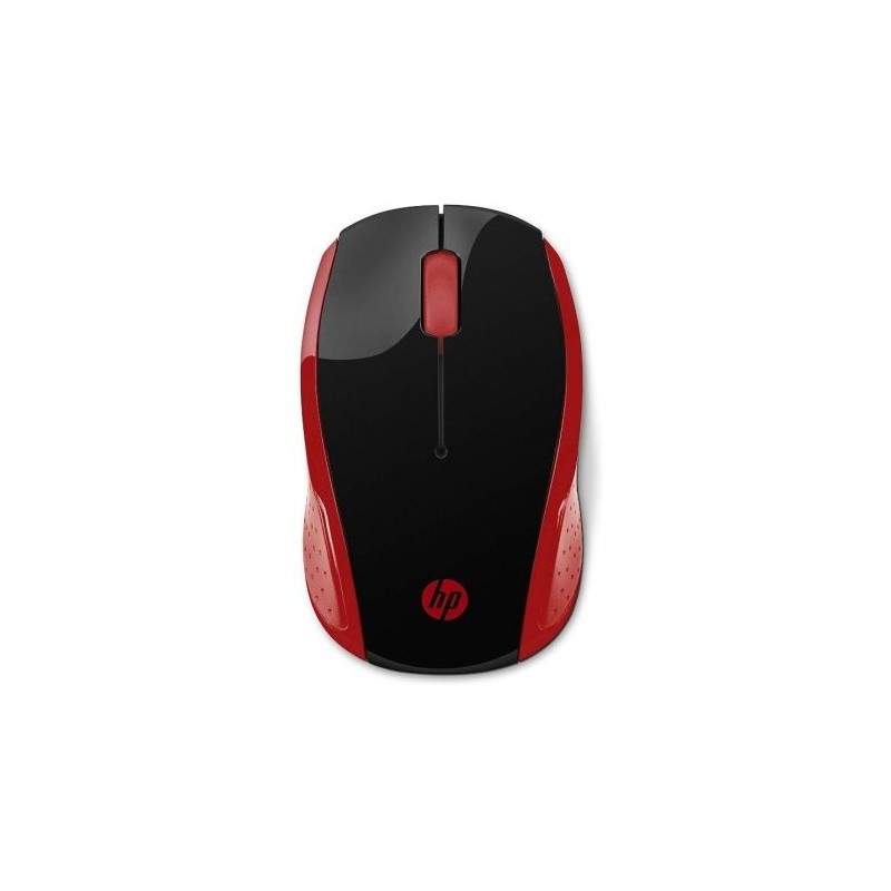 Raton Inalámbrico HP 200 Rojo