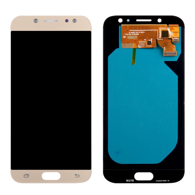 Pantalla completa para Samsung J7 Amoled (2017) J730 SM-730F Dorado