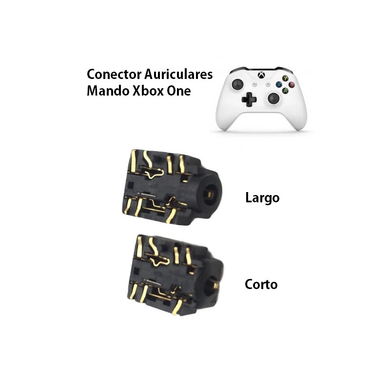 Conector Jack3,5mm Puerto auricular para Xbox One Corto