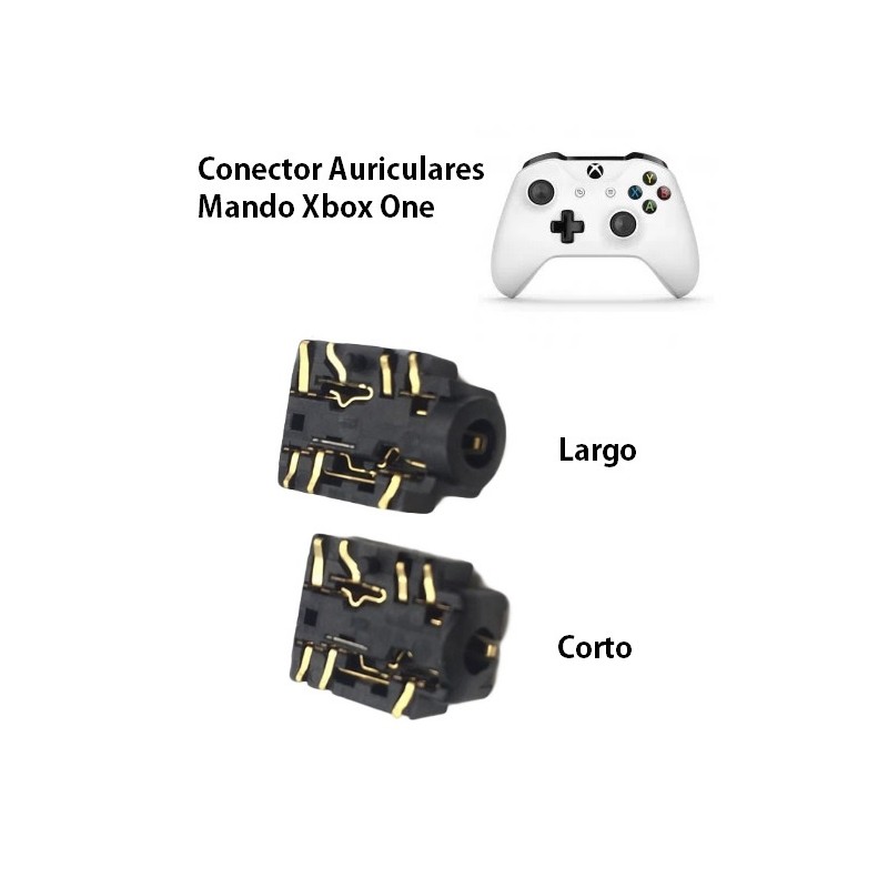 Conector Jack3,5mm Puerto auricular para Xbox One Largo