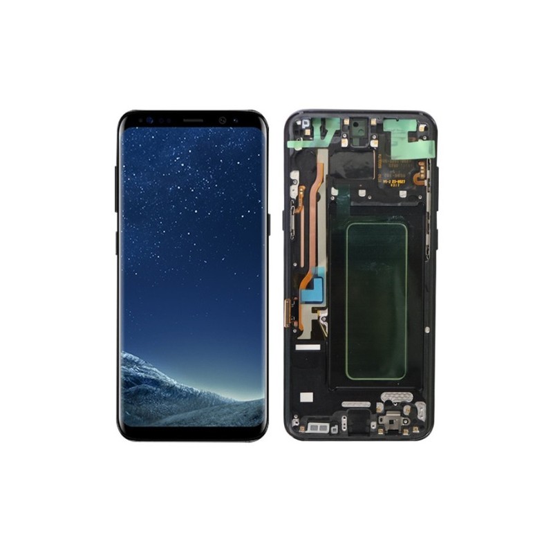 Pantalla completa Original con Carcasa Frontal Samsung S8 G950F Negra