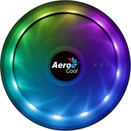 Refrigerador Aerocool Coreplus Aluminio Ventilador 12cm Anillo Led Rgb Amd Intel